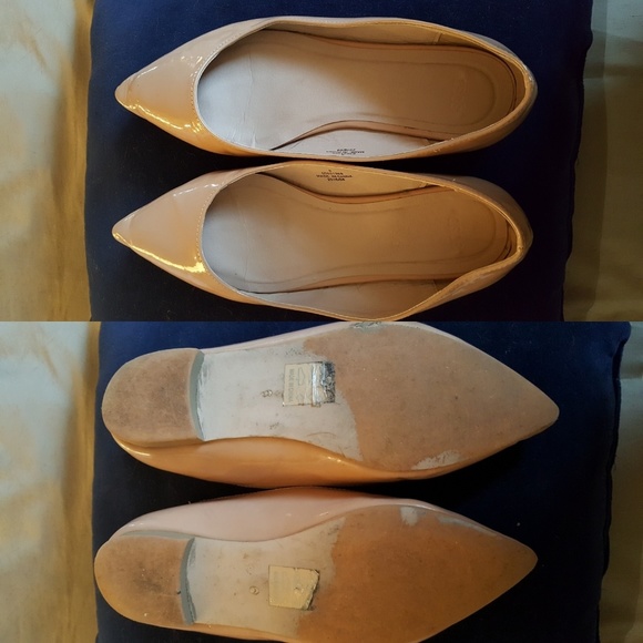 ASOS Shoes - 🔥Last chance!! Size 8w nude pointy toed flats